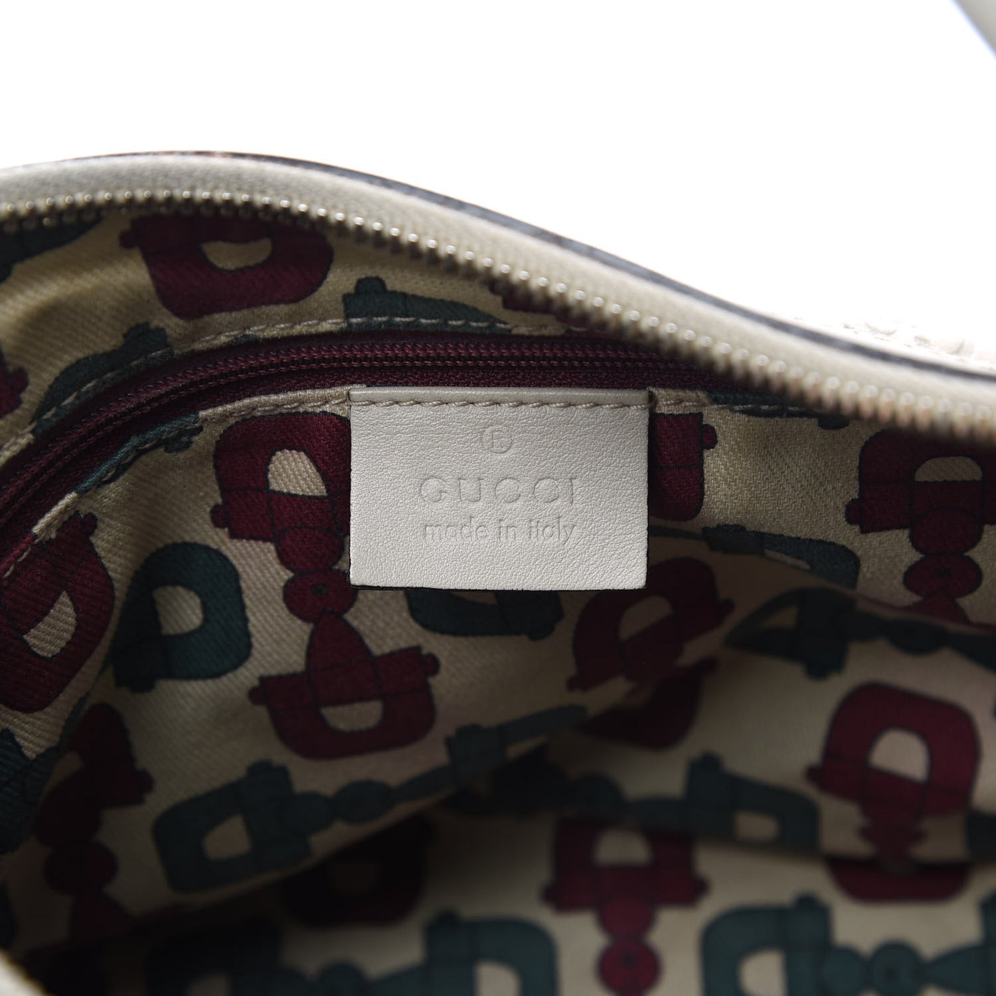 Guccissima Medium D Gold Hobo Off White