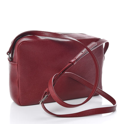 Saint Laurent Lambskin Monogram Small Lou Camera Bag Lipstick Red 3 of 9