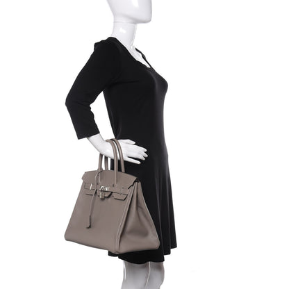 Hermes Epsom Birkin 35 Gris Asphalte 2 of 18