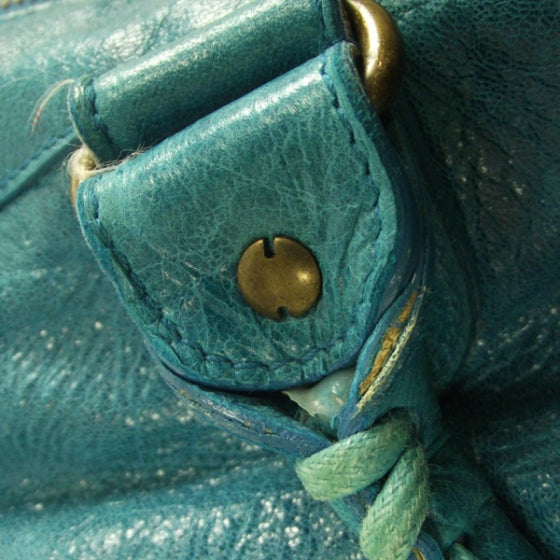 Leather Work Turquoise