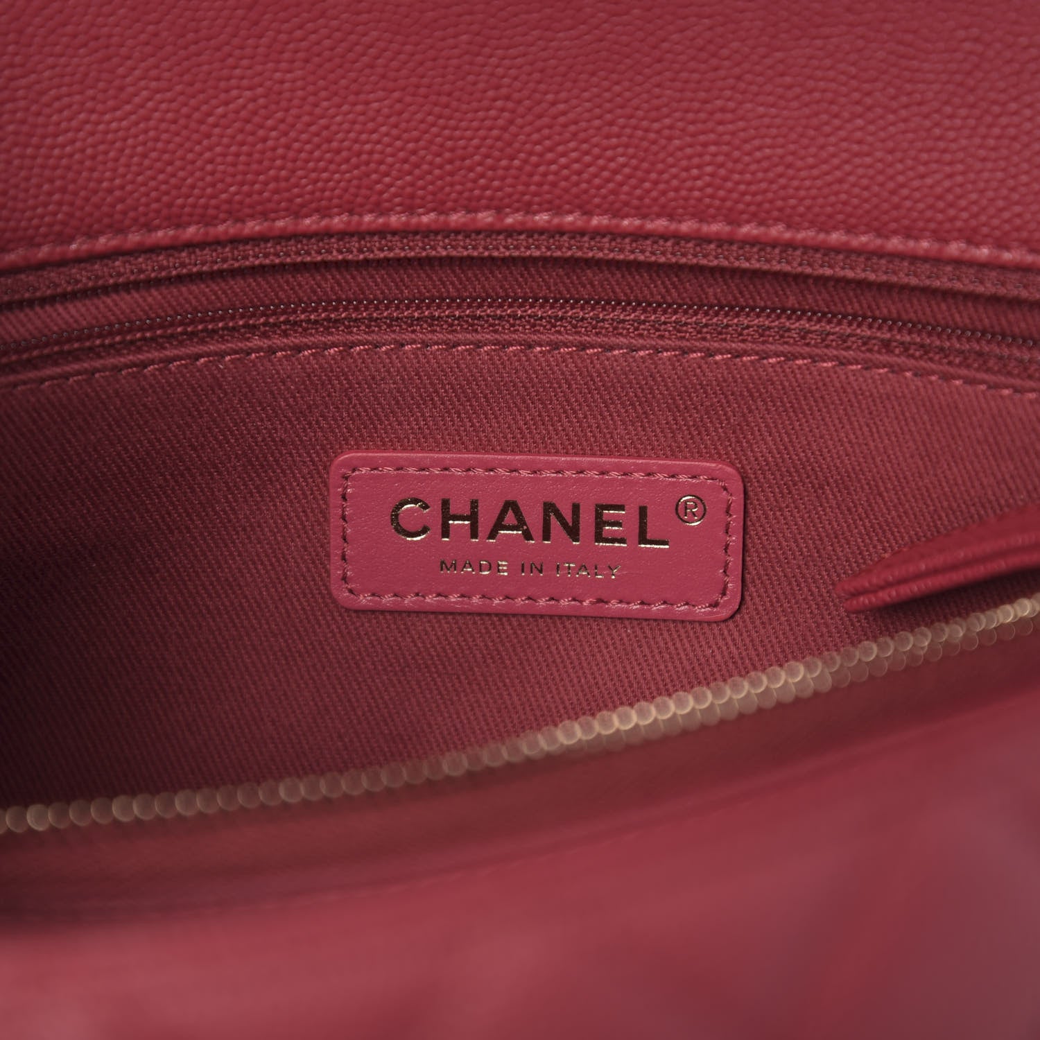 Chanel Caviar Quilted Small Coco Handle Flap Dark Pink 7 of 12