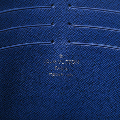 Louis Vuitton Monogram Eclipse Pochette Voyage MM Pacific Blue 6 of 7