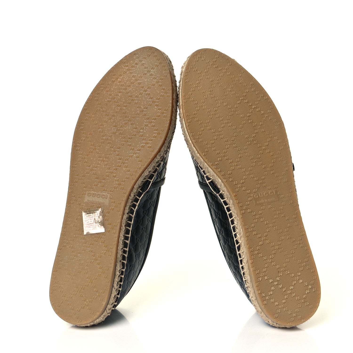 Gucci Microguccissima Signature Espadrilles 38 Black 7 of 9