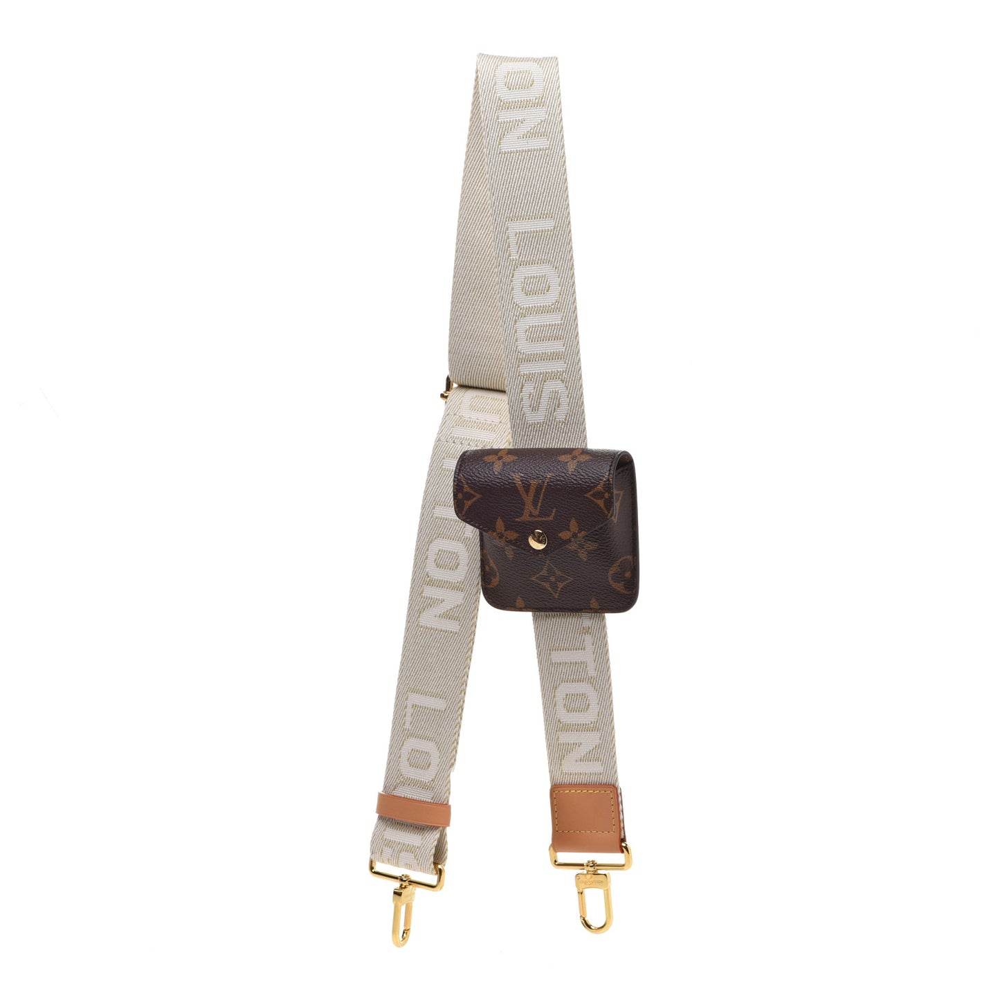 Monogram Utility Crossbody Bandouliere Shoulder Strap Beige