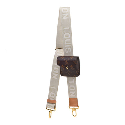 Louis Vuitton Monogram Utility Crossbody Bandouliere Shoulder Strap Beige 1 of 6