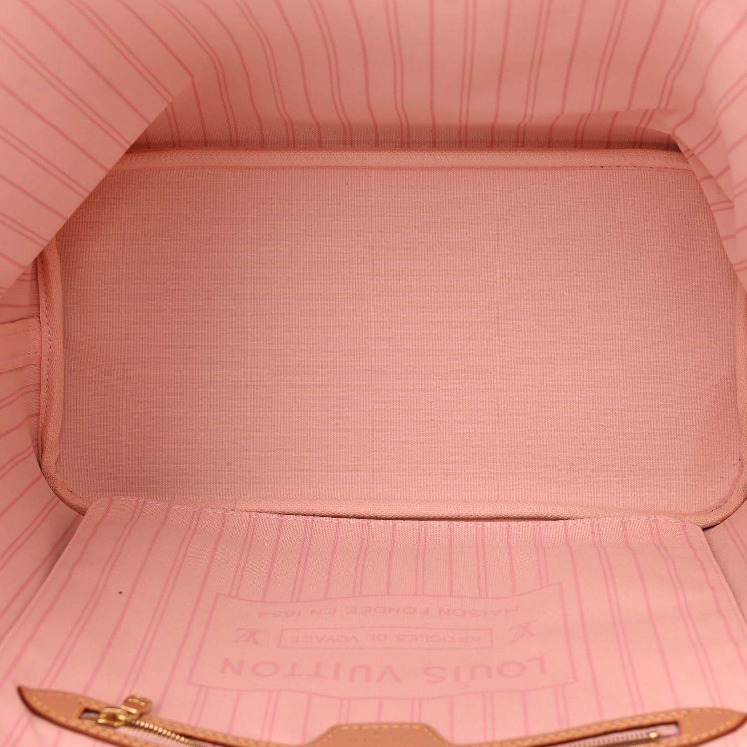Louis Vuitton Damier Azur Neo Neverfull MM Rose Ballerine 6 of 11