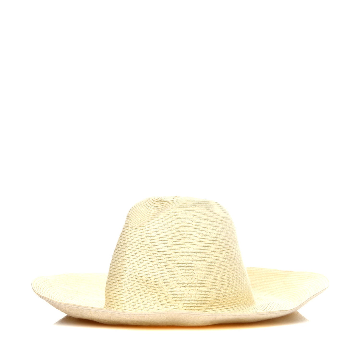 Raffia Double G Hat Ivory
