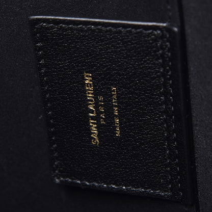 Saint Laurent Calfskin Large Shopping Tote Black 8 of 10
