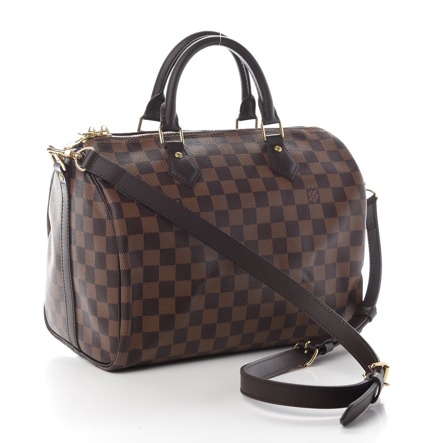 Louis Vuitton Damier Ebene Speedy Bandouliere 30 3 of 9