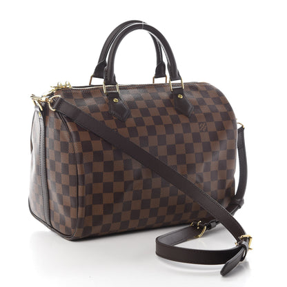 Louis Vuitton Damier Ebene Speedy Bandouliere 30 3 of 9