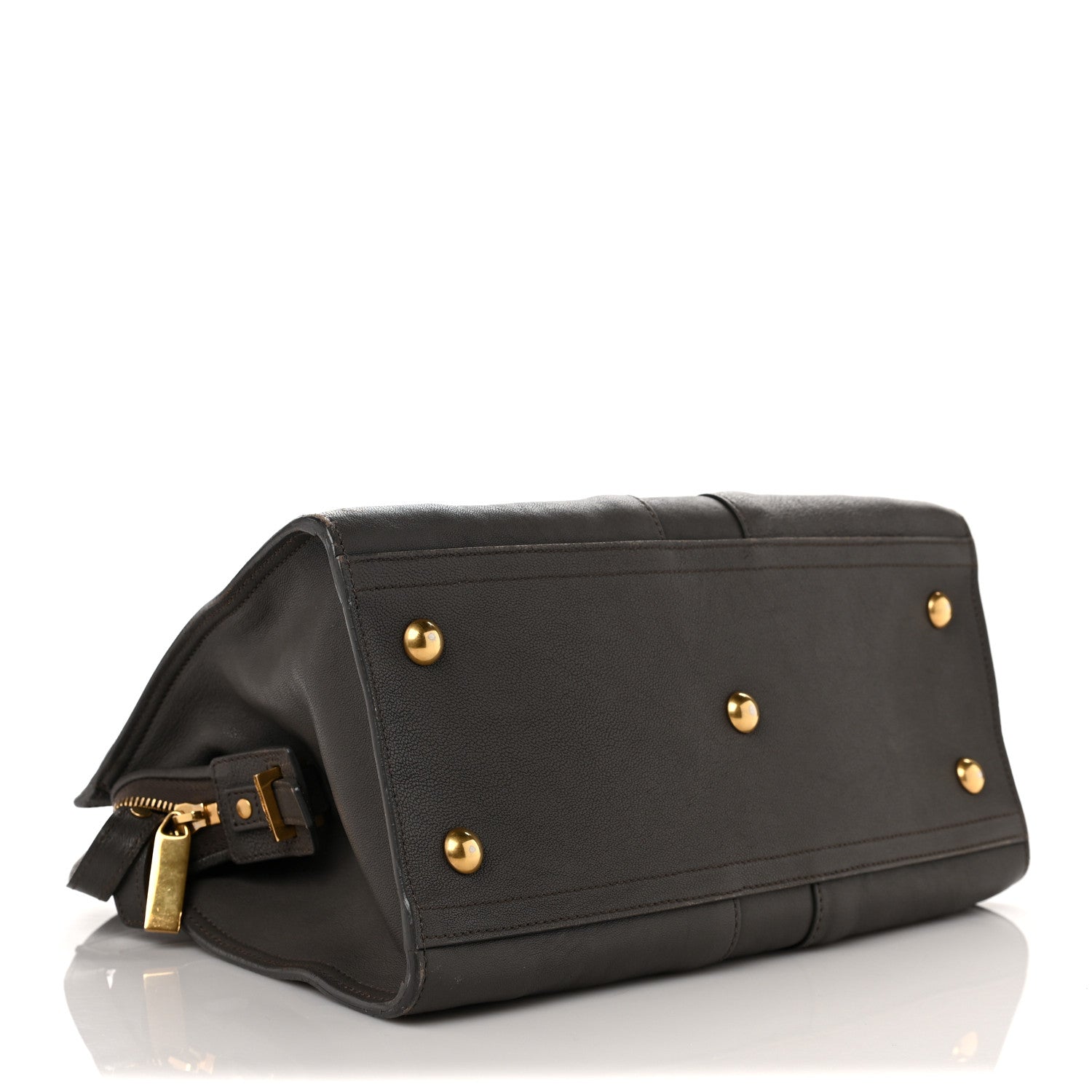 Saint Laurent Sheepskin Small Cabas ChYc Grey 4 of 13