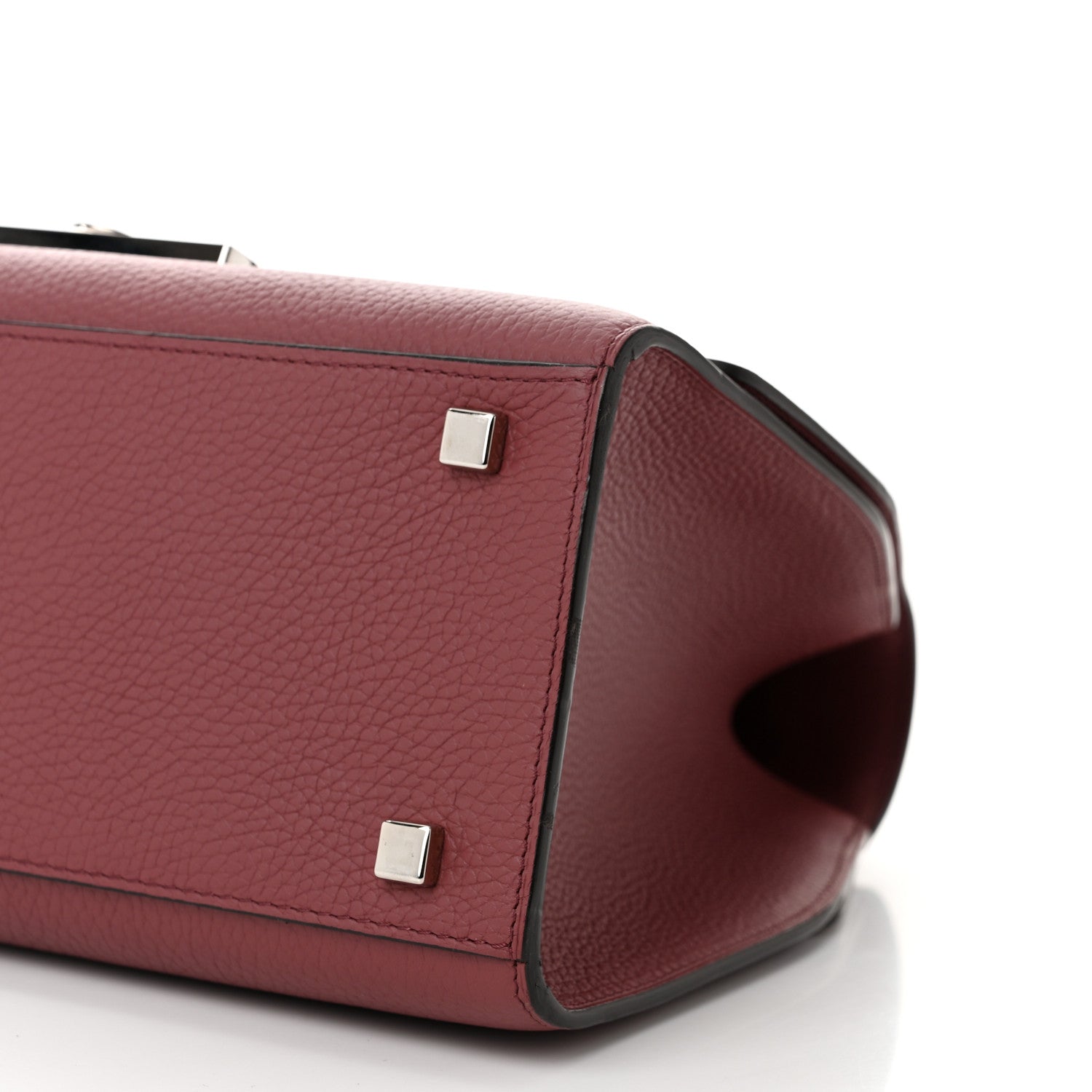 Moynat Taurillon Blush Rejane MM Plum Bougainvillea 9 of 10