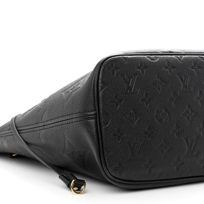 Louis Vuitton Empreinte Monogram Giant Neverfull MM Black 8 of 9