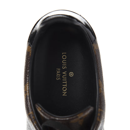 Louis Vuitton Patent Monogram Frontrow Sneakers 38 6 of 10