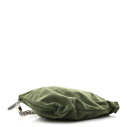 Jimmy Choo Suede Callie Shoulder Bag Green 3 of 9