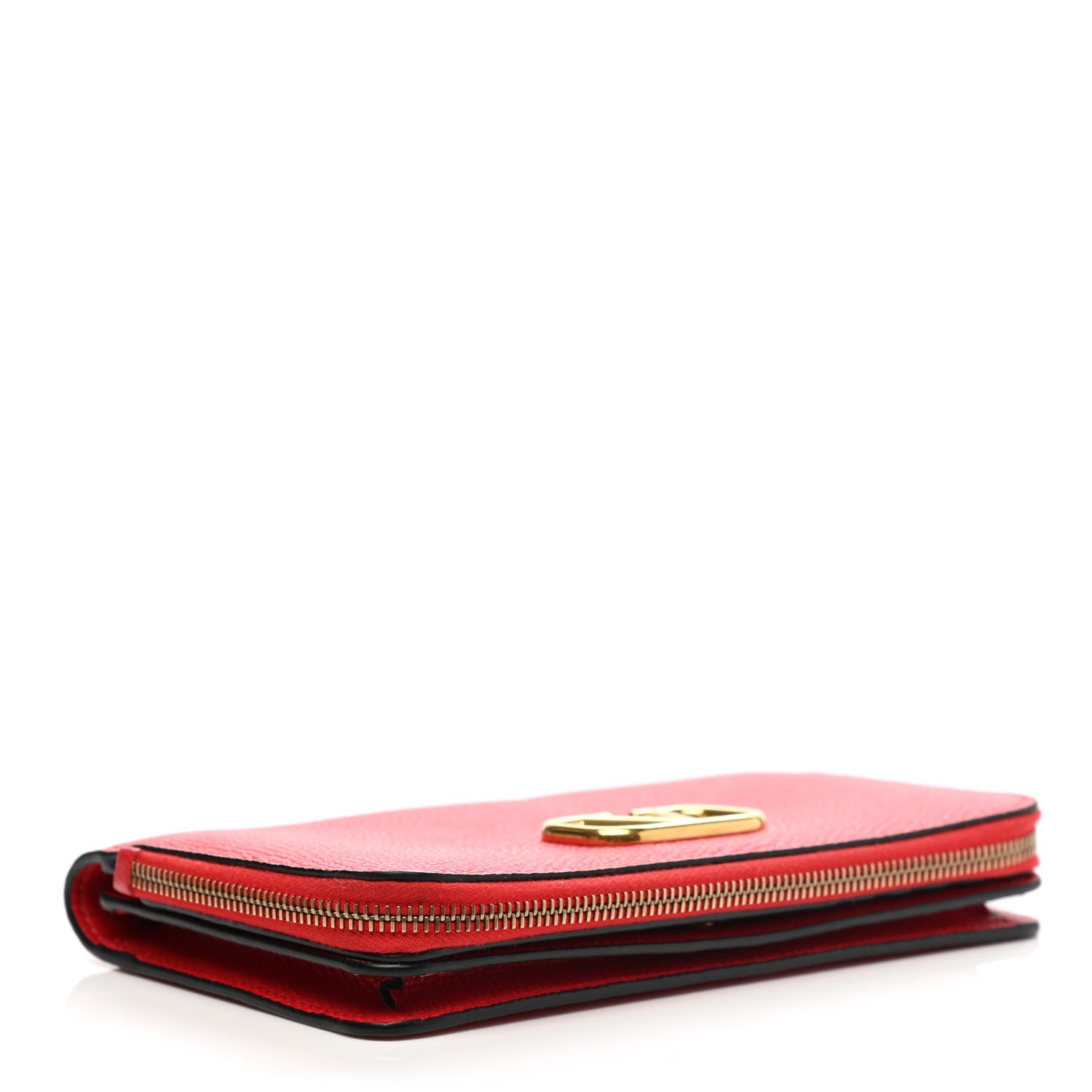 Valentino Garavani Grainy Calfskin Vlogo Phone Pouch Rouge Pur 4 of 7