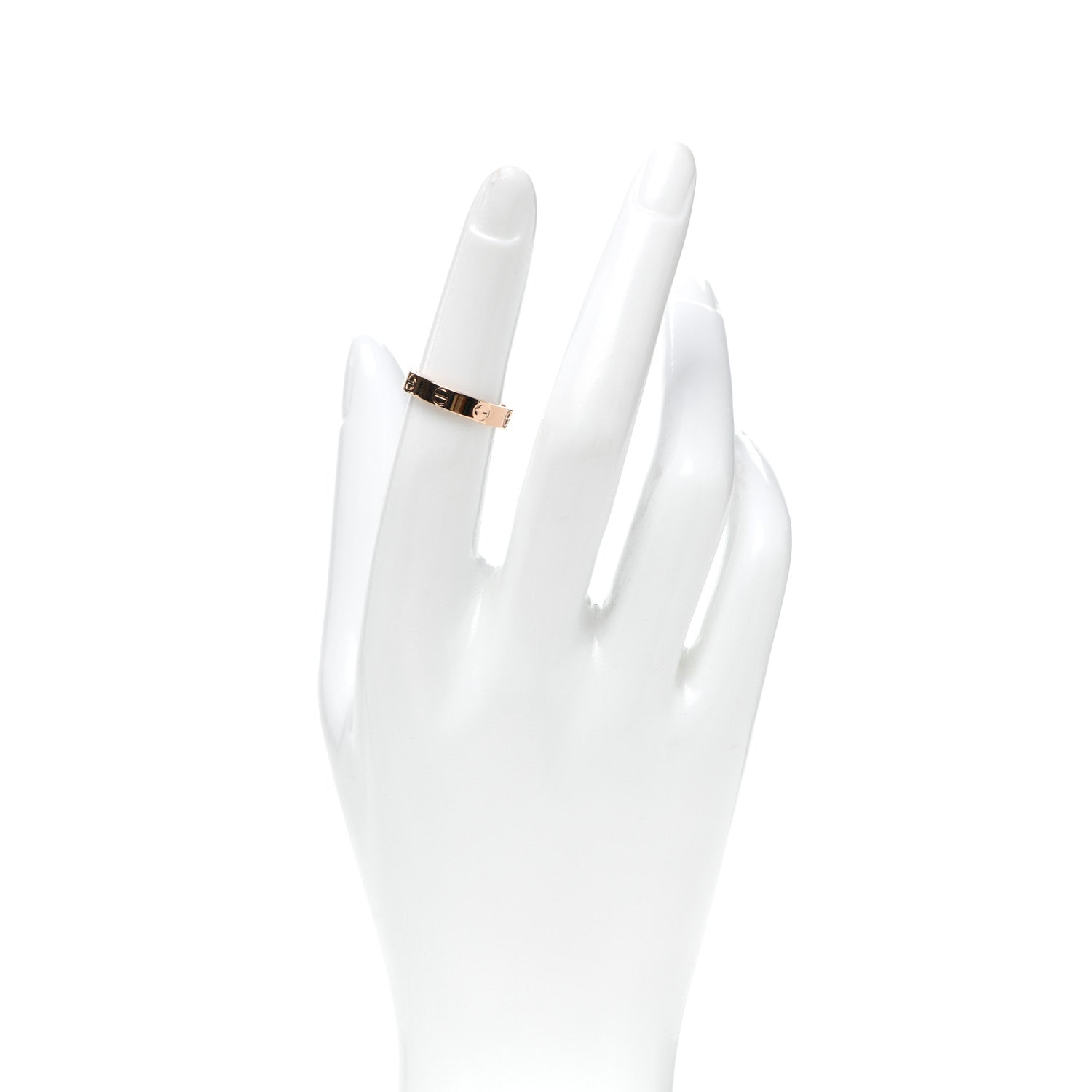 Cartier 18K Pink Gold 3.5mm LOVE Wedding Band Ring 50 5.25 4 of 10