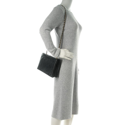 Chanel Lambskin Quilted CC Small Single Flap Black 2 of 10