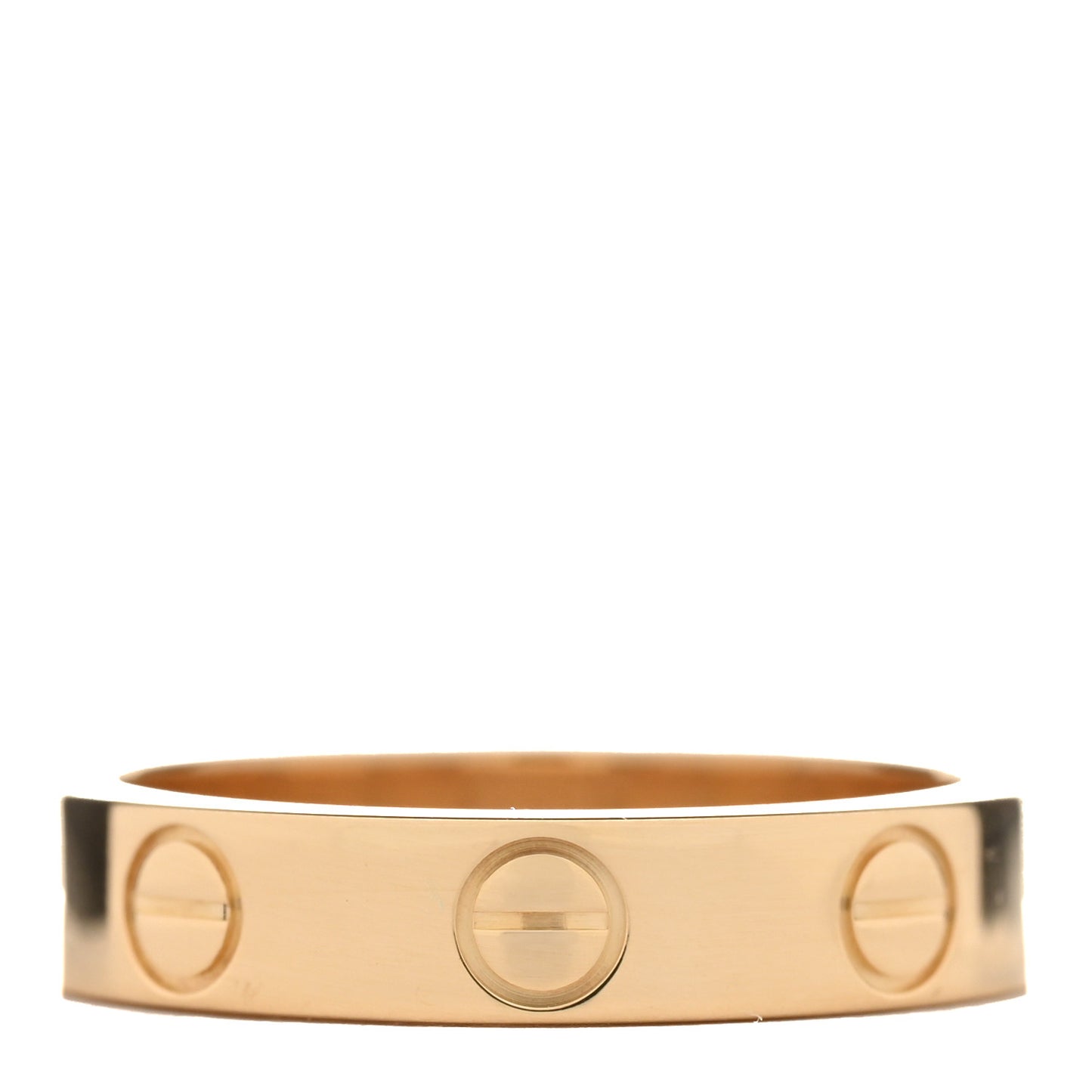18K Yellow Gold 3.5mm LOVE Wedding Band Ring 47 4