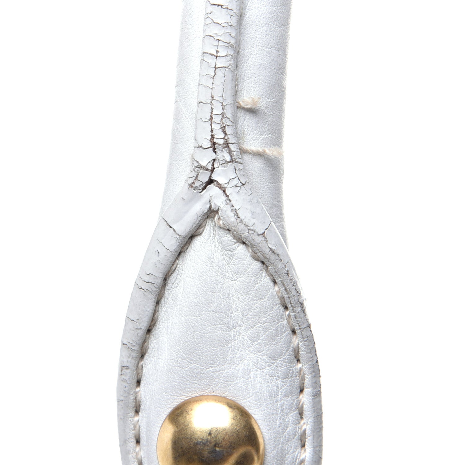Miu Miu Canvas Calfskin Shoulder Bag Naturale 10 of 10