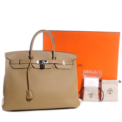 Hermes Taurillon Clemence Birkin 40 Tabac Camel 5 of 10
