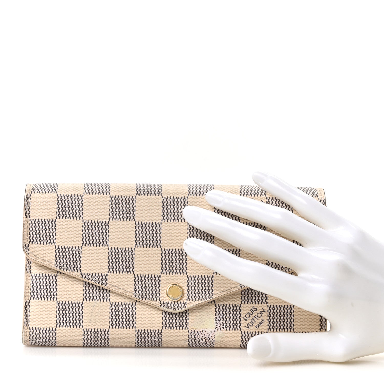 Louis Vuitton Damier Azur Sarah Wallet NM NM 2 of 9