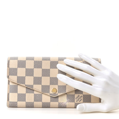 Louis Vuitton Damier Azur Sarah Wallet NM NM 2 of 9