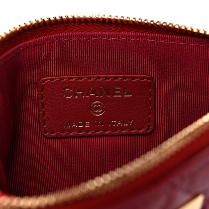 Chanel Aged Calfskin Quilted Small Reissue Cosmetic Case Red 6 of 8