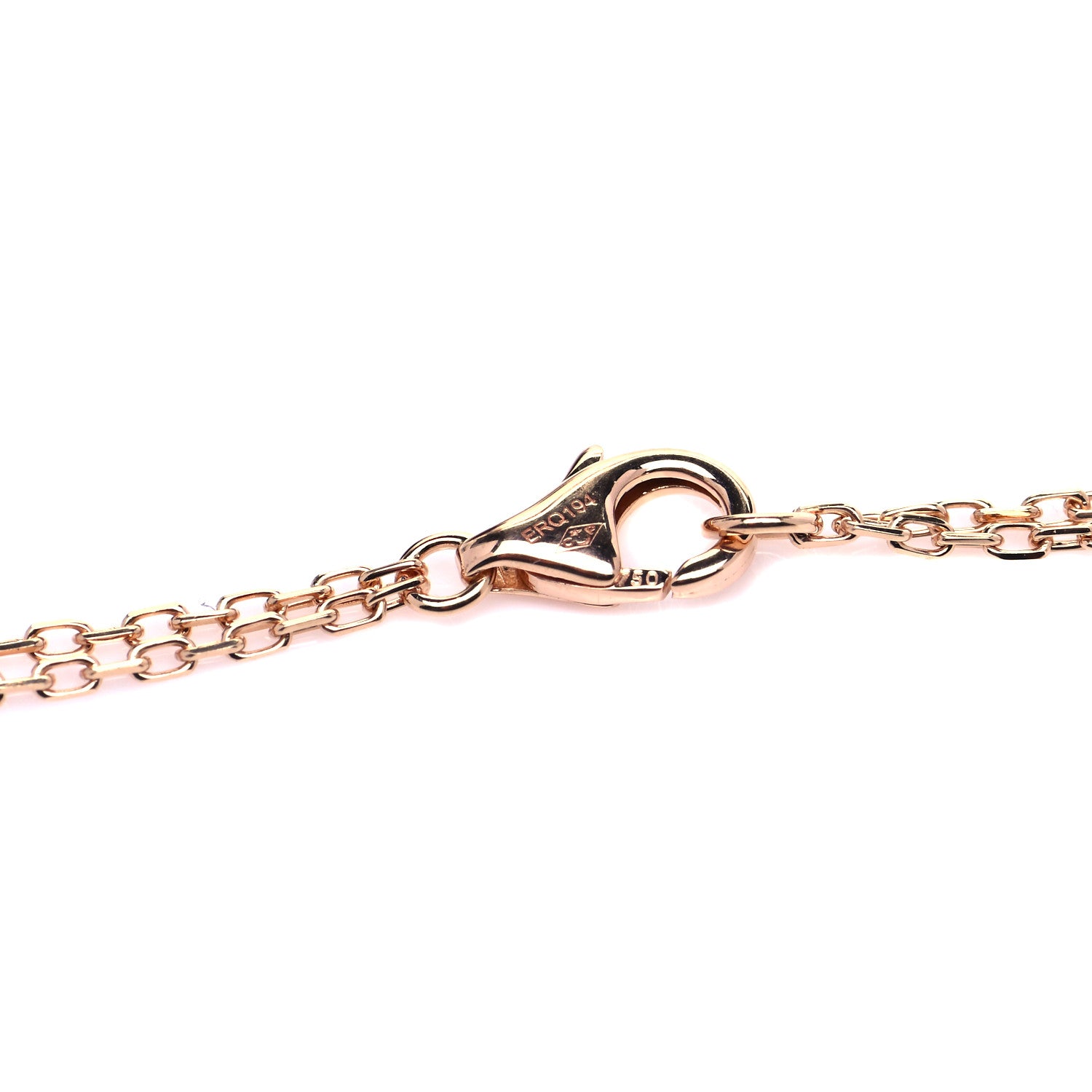 Cartier 18K Pink Gold 2 Diamond LOVE Necklace 3 of 7