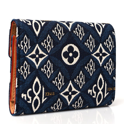 Louis Vuitton Jacquard Since 1854 Victorine Wallet Blue 3 of 7