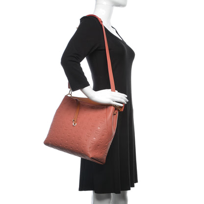 MCM Grained Calfskin Medium Klara Hobo Cocoa 2 of 9