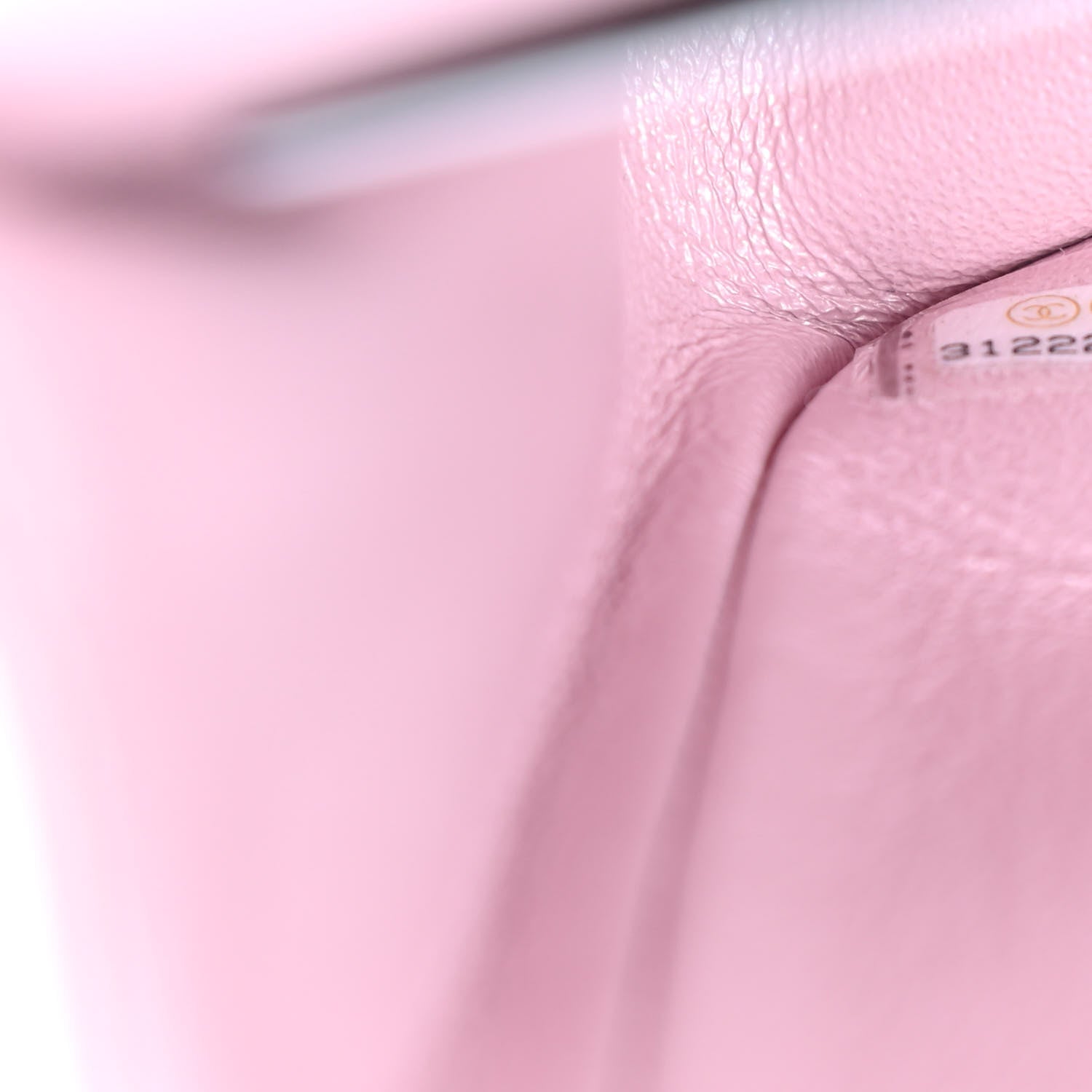 Chanel Iridescent Calfskin Quilted Medium Double Flap Light Pink 7 of 10