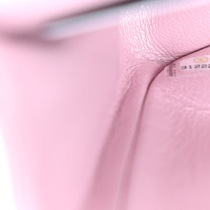 Chanel Iridescent Calfskin Quilted Medium Double Flap Light Pink 7 of 10