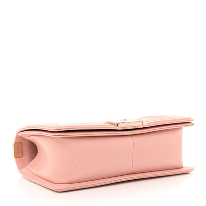 Chanel Caviar Quilted Medium Boy Flap Light Pink 4 of 11