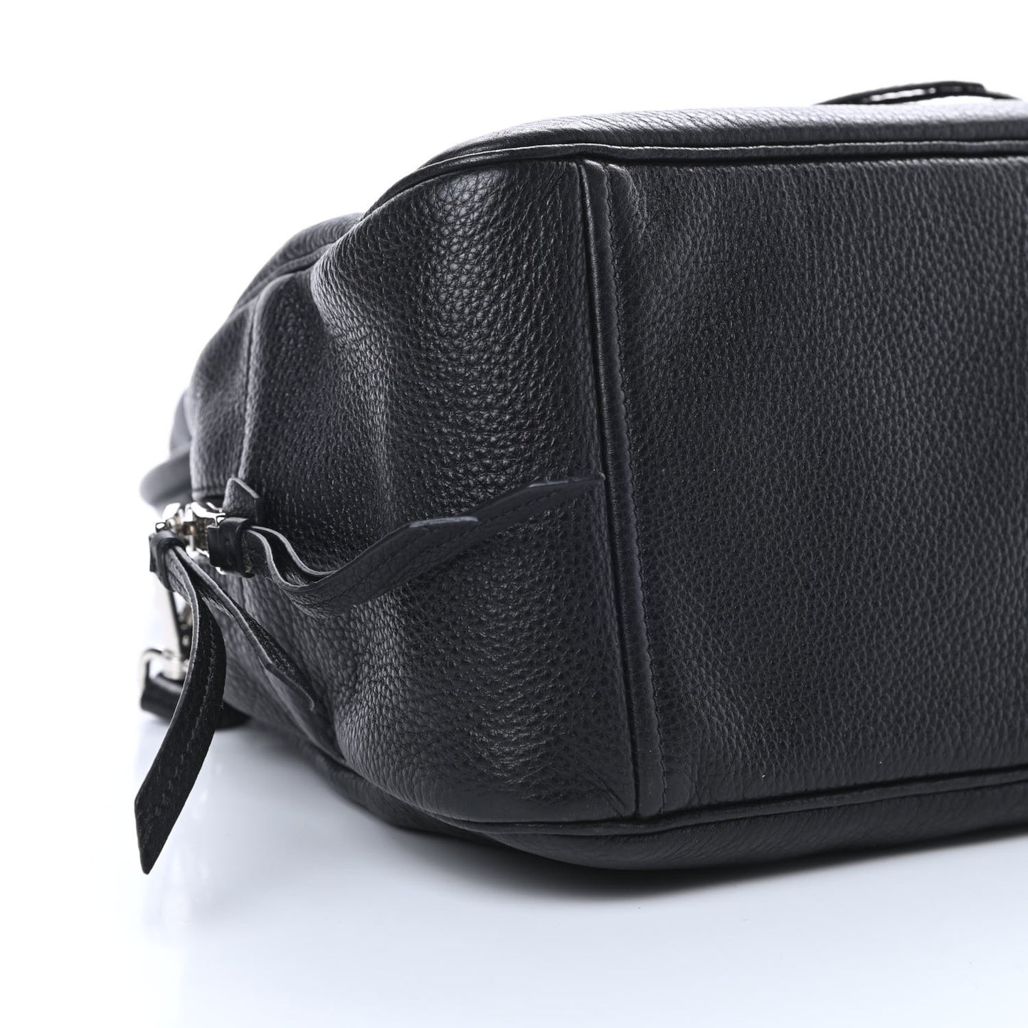 Vitello Daino Dome Satchel Black