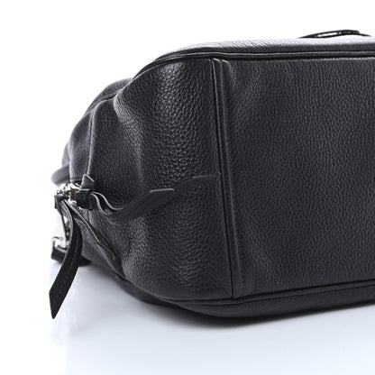 Prada Vitello Daino Dome Satchel Black 10 of 14