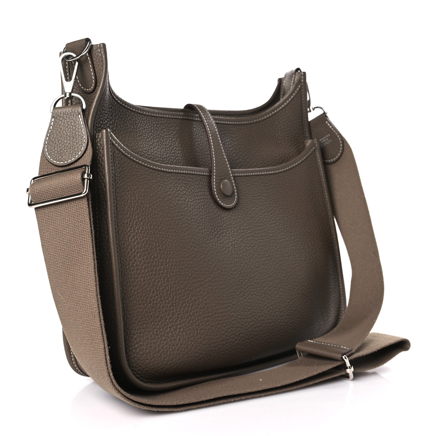 Hermes Taurillon Clemence Evelyne III PM Etoupe 4 of 10