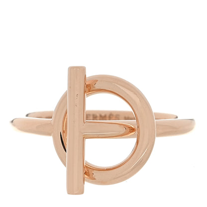 Hermes 18K Rose Gold PM Echappee Ring 54 7 1 of 4