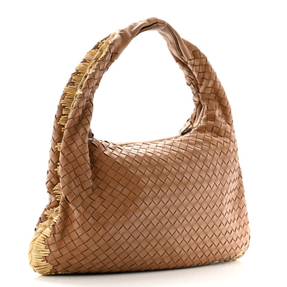 Bottega Veneta Nappa Intrecciato Medium Veneta Hobo Walnut Banane 3 of 12