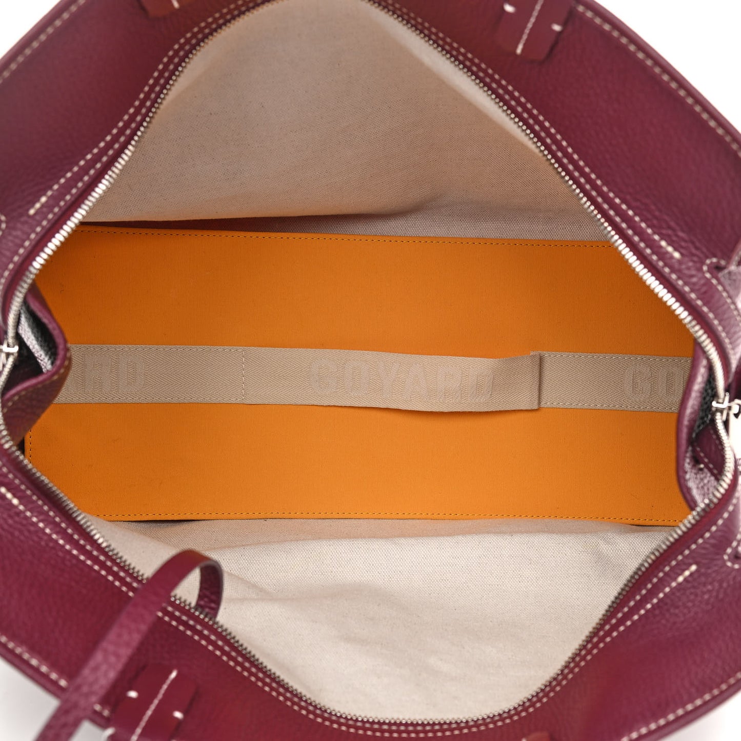 Goyardine Sac Hardy Pet Carrier PM Burgundy