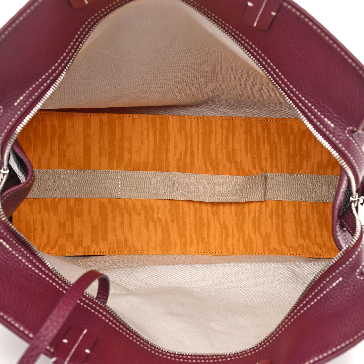 Goyard Goyardine Sac Hardy Pet Carrier PM Burgundy 8 of 10