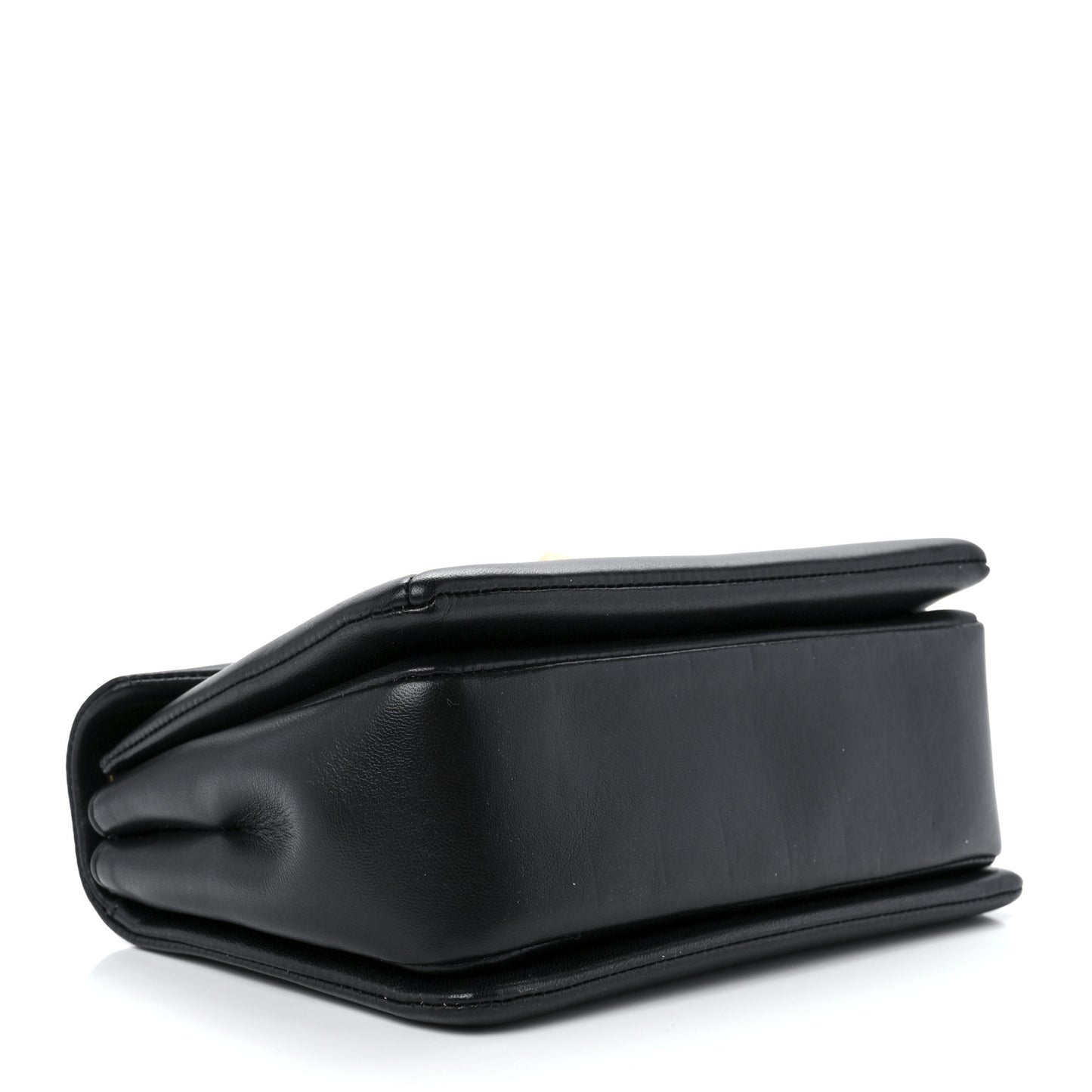 Nappa One Stud Chain Clutch Black
