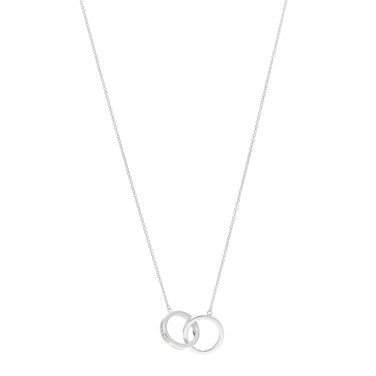 Sterling Silver 1837 Interlocking Circles Pendant Necklace