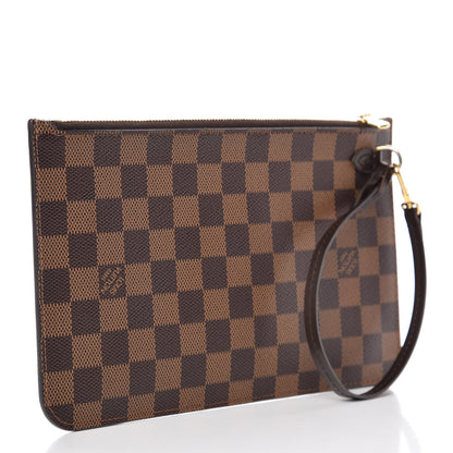Louis Vuitton Damier Ebene Neverfull MM GM Pochette 3 of 9