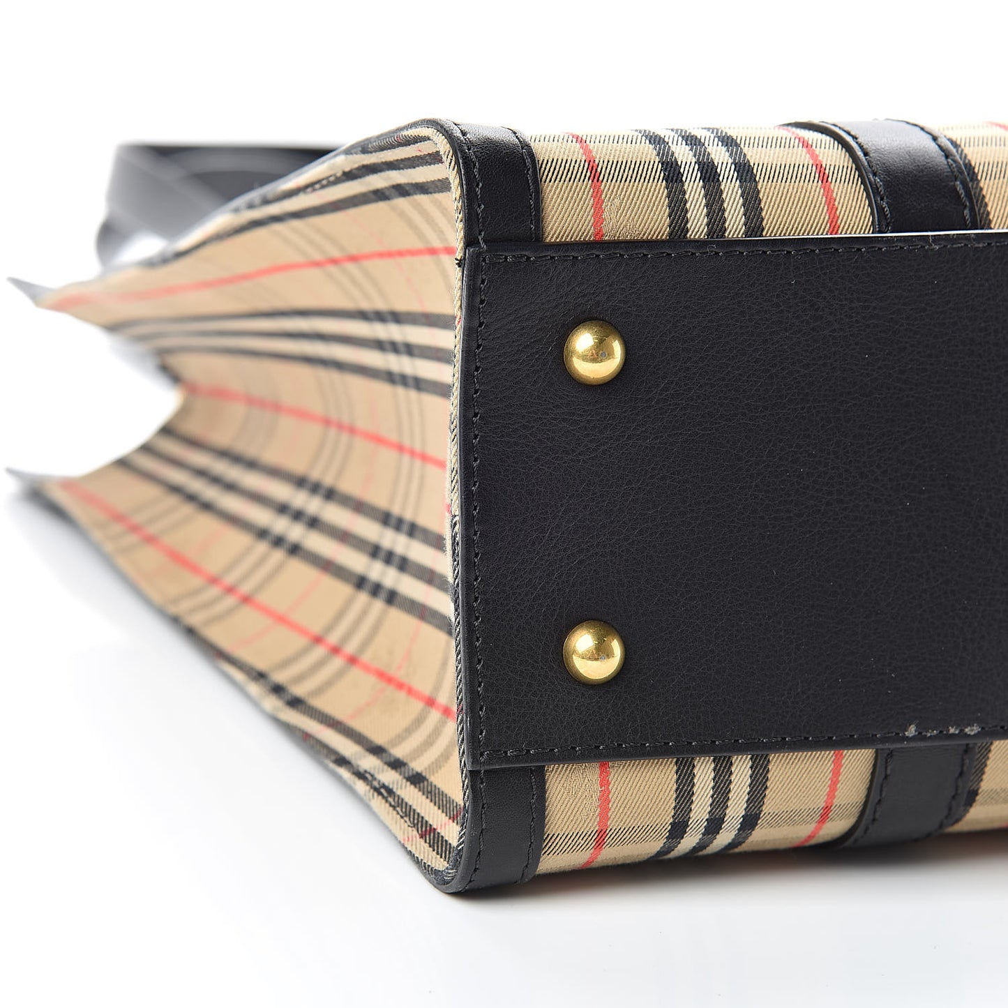 Calfskin Medium 1983 Knight Check Link Tote Brown