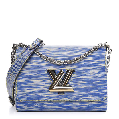 Louis Vuitton Epi Twist Shoulder Bag MM Denim Light 1 of 8