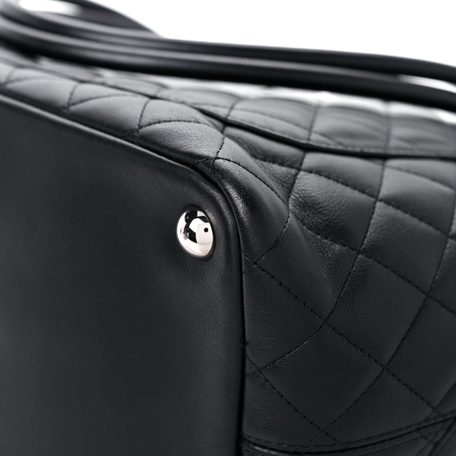 Chanel Calfskin Quilted Large Cambon Tote Black 11 of 12
