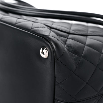 Chanel Calfskin Quilted Large Cambon Tote Black 11 of 12
