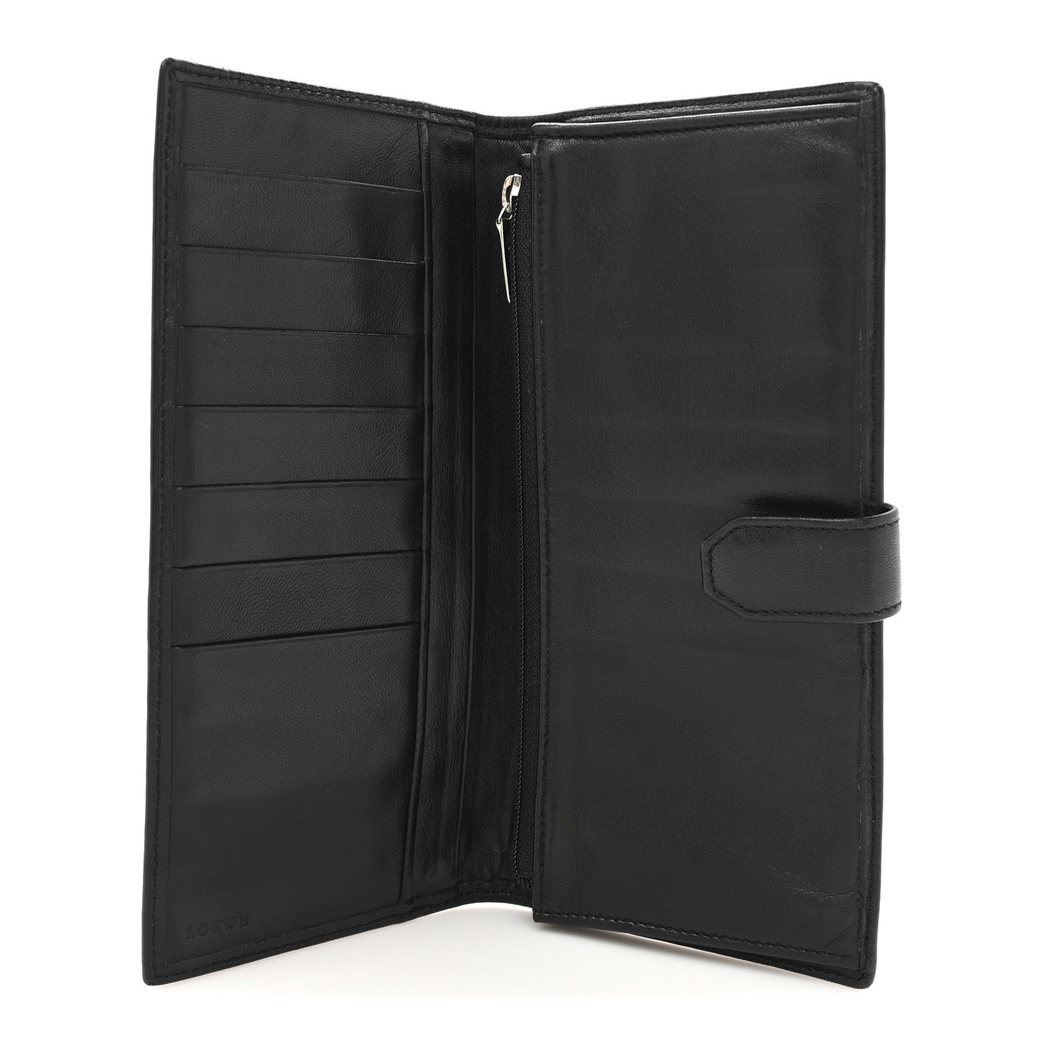 Loewe Calfskin Long Horizontal Wallet Black 5 of 10