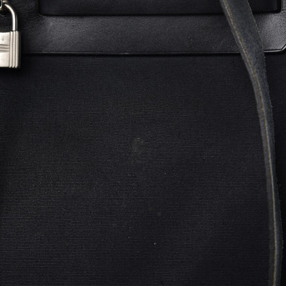Hermes Toile Vache Calfskin Herbag 40 GM Black 9 of 14